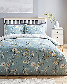 Silk Brocade fabric Icy Blue &amp; Golden Brown 44" wide BRO141[4] available for bulk preorder
