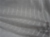 100% Cotton self stripe fabric white color 44" wide [8803]