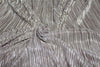 Nude Lurex Pleated Fabric ~ 58&quot; Wide