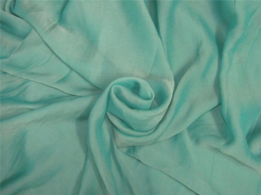 Ocean green color crinkle chiffon fabric 44&quot; wide PKT#7