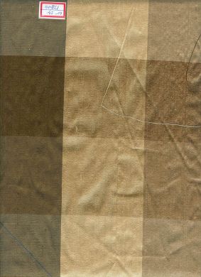 silk dupioni plaids 54&quot;-brown 3&quot; x 3&quot; plaids